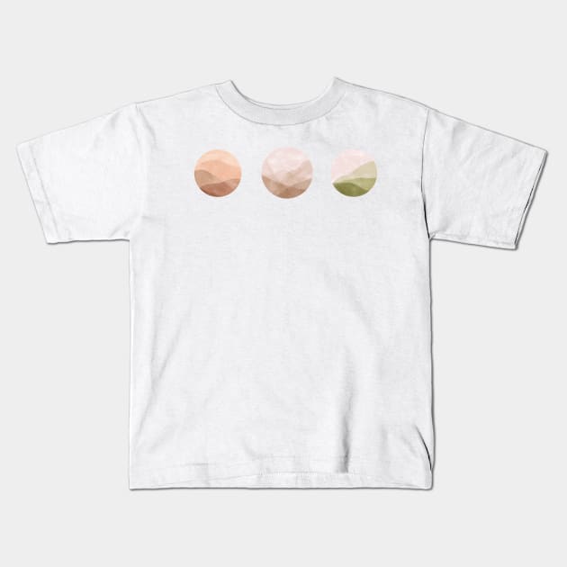 Multicolored Landscape Watercolor Kids T-Shirt by Designs by Katie Leigh